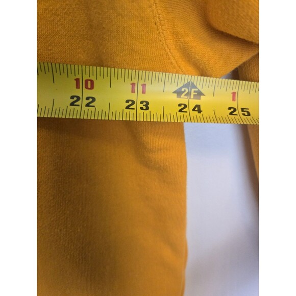 VTG GAP Sweatshirt Mens M Yellow Athletic Sweats Blank Essential 90s Y2K Baggy - Picture 9 of 10